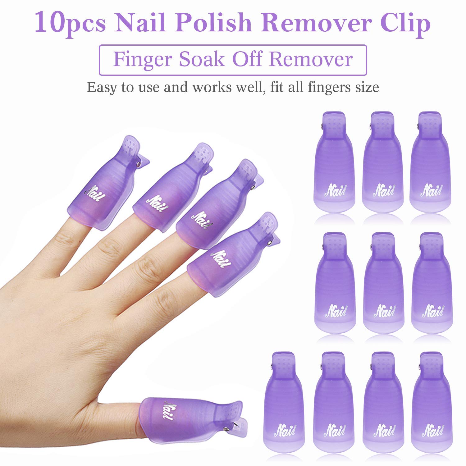 Nail Art Ideas - Lulaa 10 pçs/16 pçs plástico acrílico
