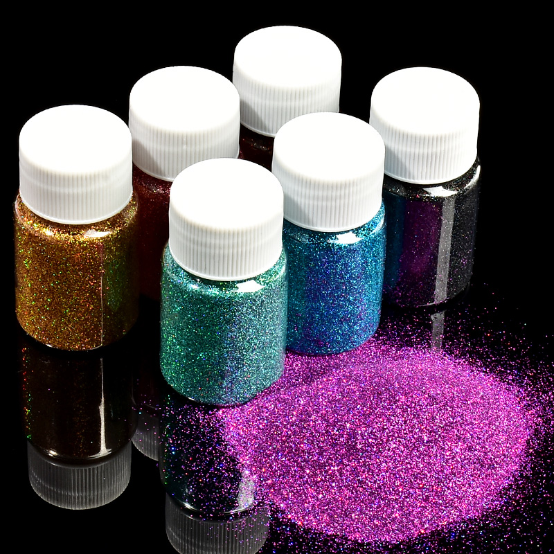 Nail Art Overlay - Glitter Laser DIY para Iscas de