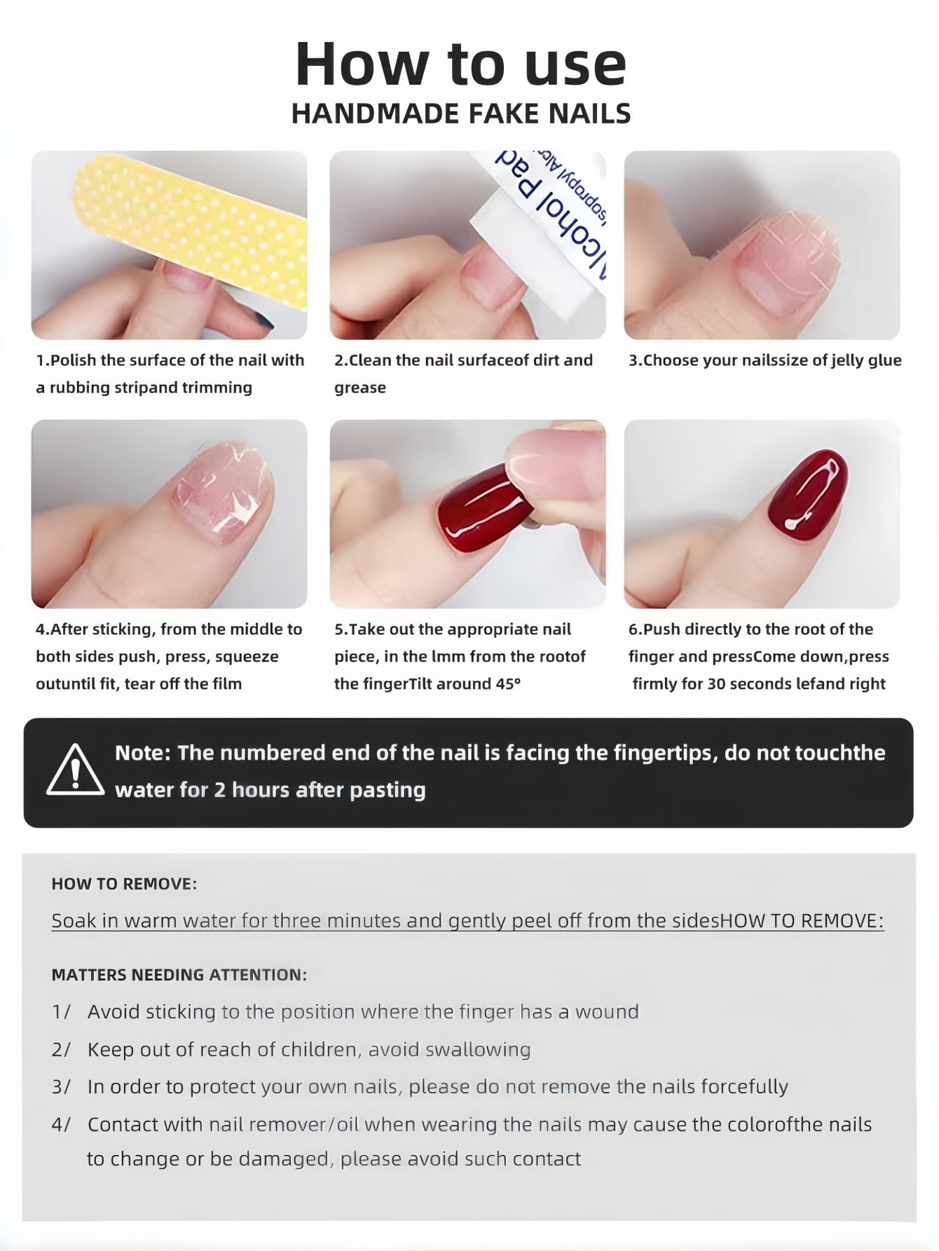 10 Peças de Unhas Postiças Cur - Nail Art Overlay avaliação e preço