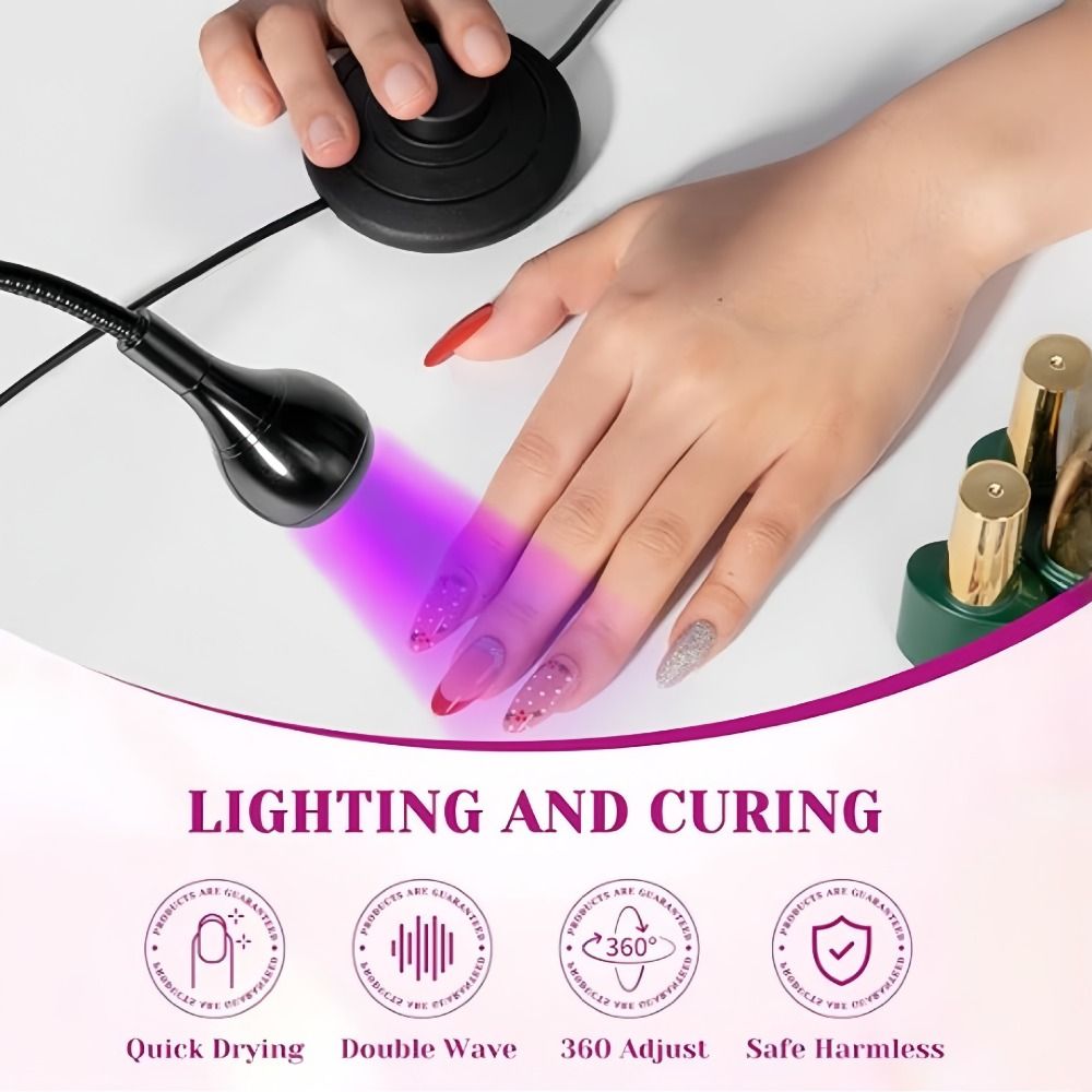 Lâmpada UV LED para Unhas 5W/3 - Nail Art Ideas avaliação e preço
