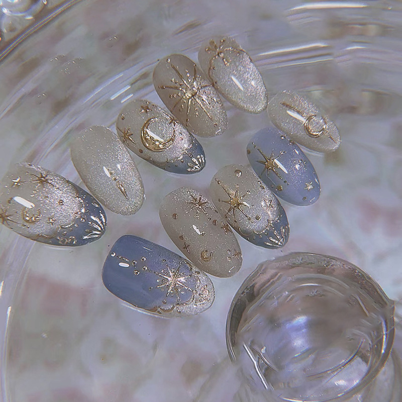 24 peças de Unhas Postiças Ade - Nail Art Overlay avaliação e preço