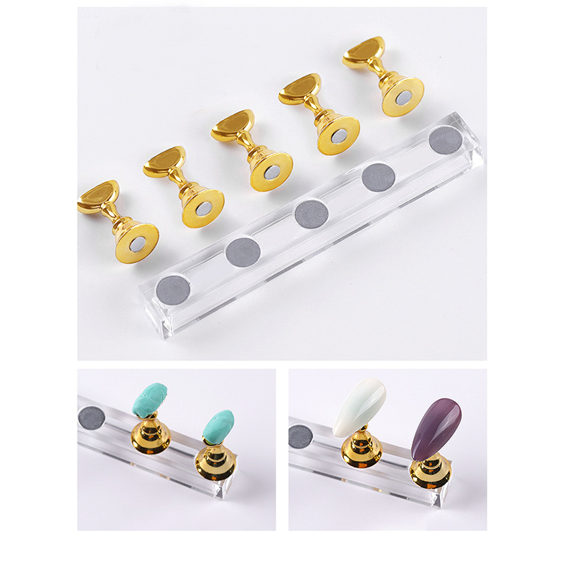 5/30 pçs/set suporte magnético - Nail Art Overlay avaliação e preço