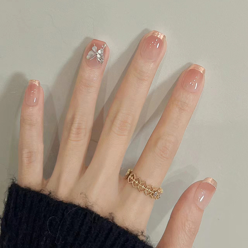24 Peças de Unhas Postiças com - Nail Art Overlay avaliação e preço