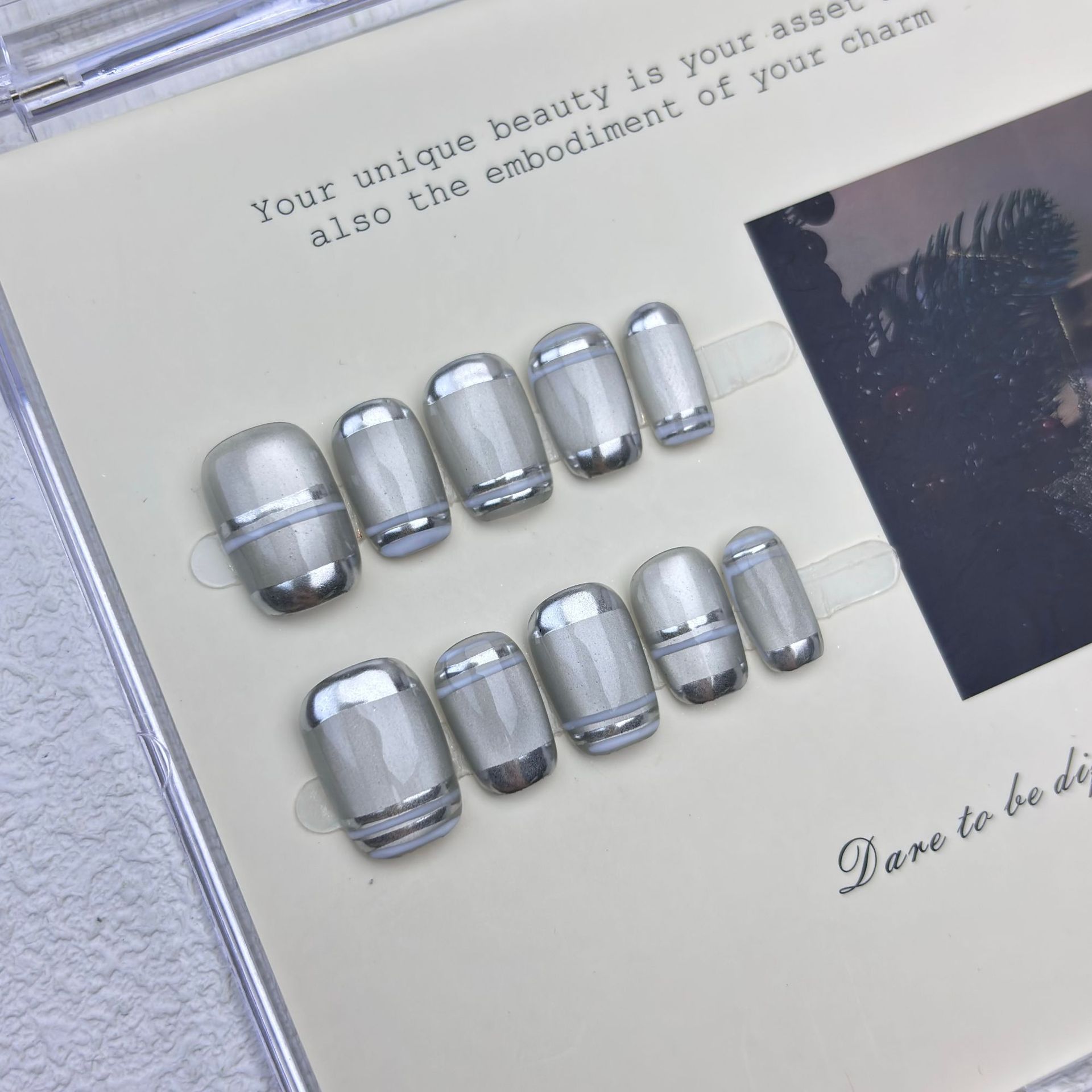 10 Unidades de Unhas Postiças  - Nail Art Overlay avaliação e preço