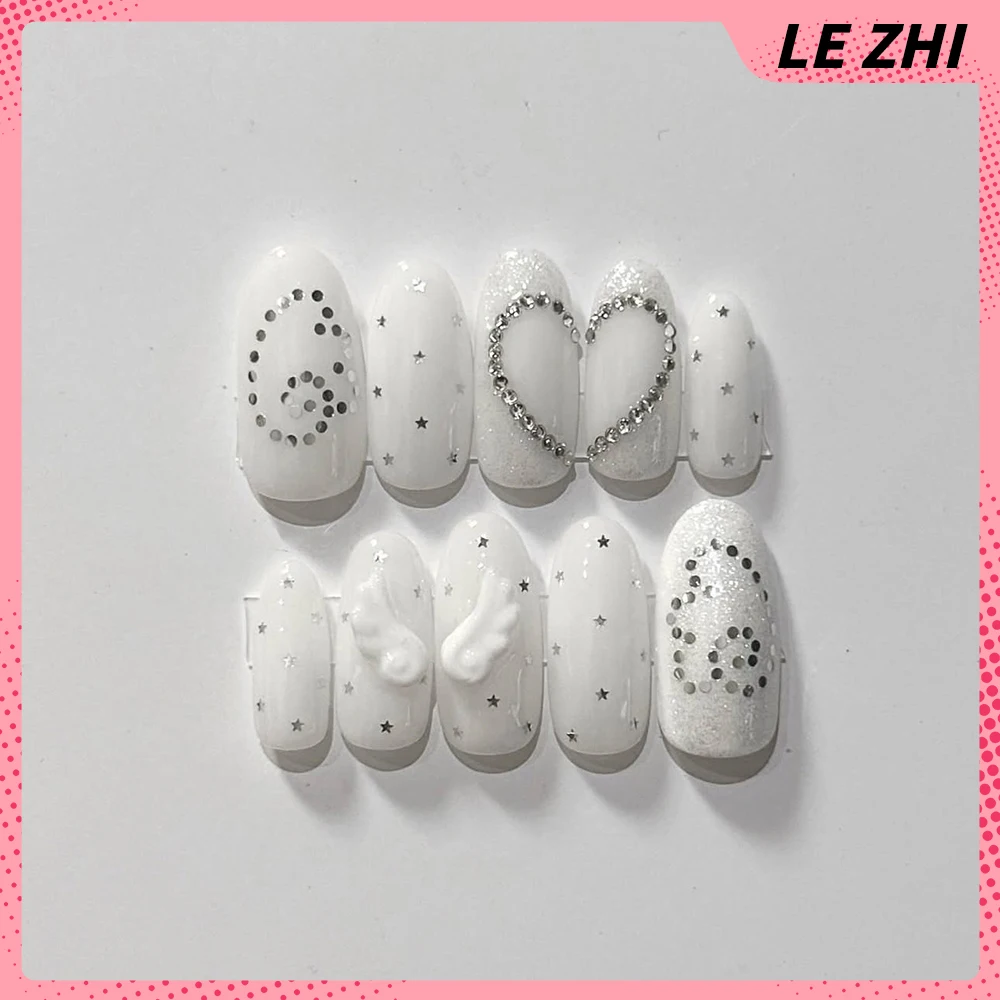 Y2k retro asas estrelas glitte - Nail Art Overlay avaliação e preço