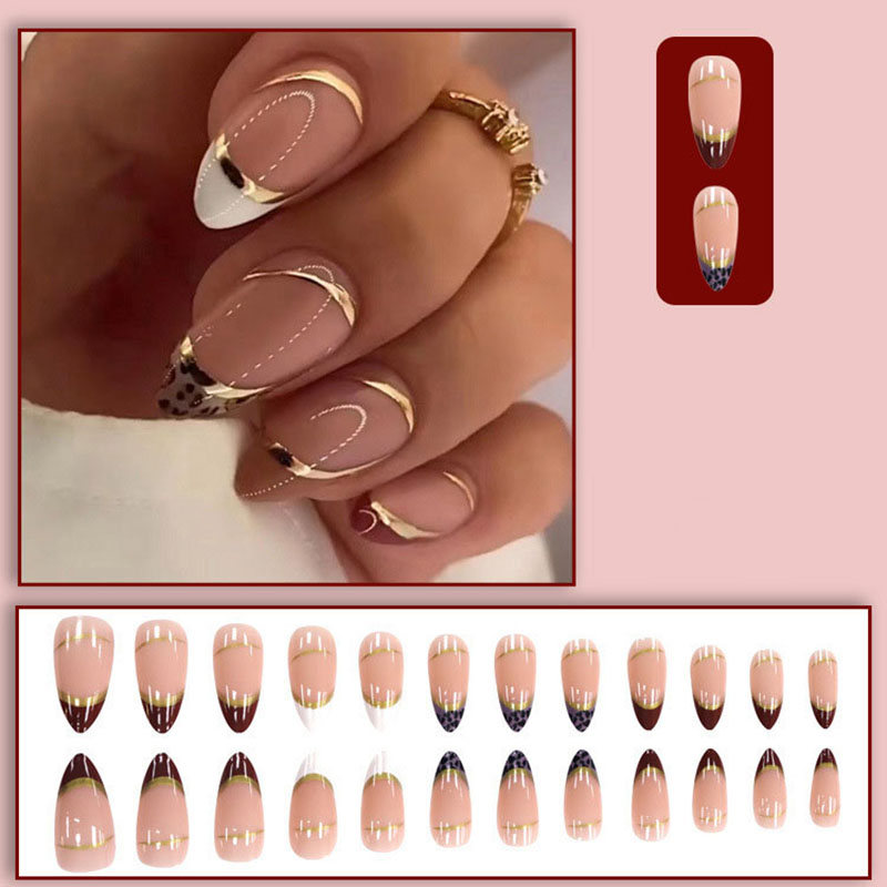Unhas postiças médias para mul - Nail Art Overlay avaliação e preço