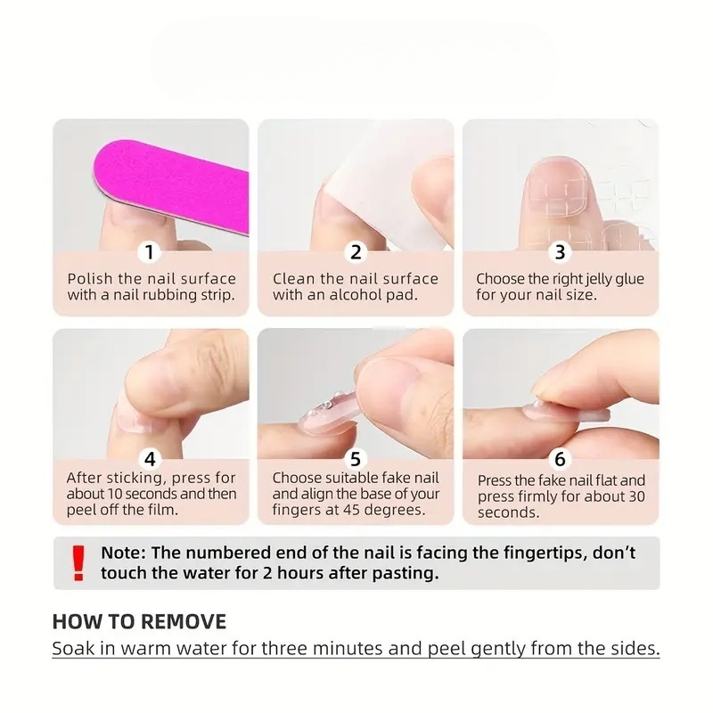 10 peças de unhas postiças cur - Nail Art Overlay avaliação e preço